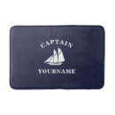 Search for nautical bath mats Captain