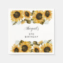 Search for sunflower napkins Rustic