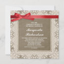 Search for burlap bridal shower invitations Rustic