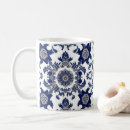Search for navy blue damask mugs Elegant