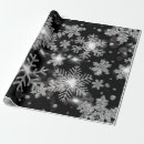 Search for black white christmas snowflakes wrapping paper Elegant