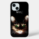 Search for cat eyes iphone cases Black