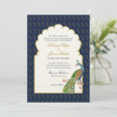 Search for peacock blue invitations Unique