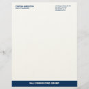 Search for blue letterhead Consultant