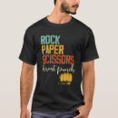 Search for rock paper scissors tshirts Win