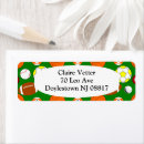 Search for soccer return address labels Green