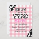 Search for moo cow birthday invitations Girl