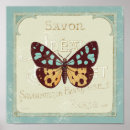 Search for vintage butterfly posters Teal