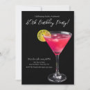 Search for cocktail hens party invitations Black and white