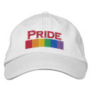 Search for rainbow flag embroidered hats Gay