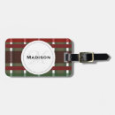 Search for plaid luggage tags Tartan
