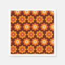 Search for 70s retro napkins Orange