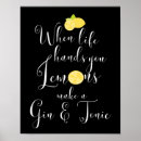 Search for gin tonic posters Typography