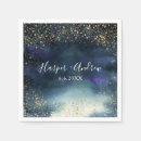 Search for navy and gold napkins Script