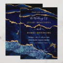 Search for rings wedding invitations Navy
