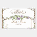 Search for bridal rose rectangle stickers Lavender