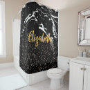 Search for black glitter shower curtains Modern