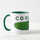 Search for funny cucumber mugs Cool as a cucumber
