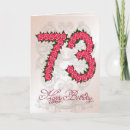Search for 73 year birthday cards 73rd