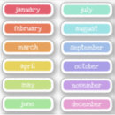 Search for month labels Colourful