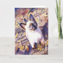Search for siamese cats cards Watercolor