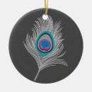 Search for peacock feather christmas tree decorations Turquoise
