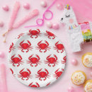 Search for crabs paper plates Beach
