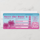 Search for boarding pass save the dates Tropical