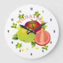 Search for unique kitchen clocks Fruit