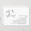 Search for night wedding invitations Contemporary