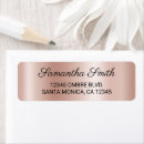 Search for gradient return address labels Ombre