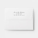 Search for note card envelopes Return address