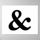 Search for ampersand posters Black
