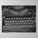 Search for typewriter posters Black and white