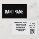 Search for band business cards Modern