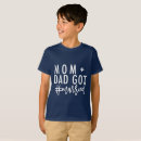 Search for mom and dad tshirts For kids