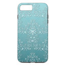 Search for aqua damask iphone cases Girly
