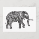Search for zen doodle postcards Elephant