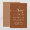 Search for bohemian wedding invitations Terracotta