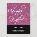Search for pink save the dates Glitter