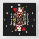 Search for playing cards clocks Heart