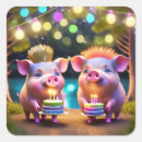 Search for happy pig stickers Children