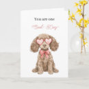 Search for spaniel dog cards Red