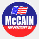 Search for mccain for president stickers John