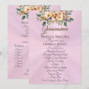 Search for quinceanera programs Order of events