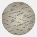 Search for confidential stickers Black