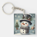 Search for winter snowman key rings Snowflakes