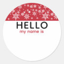 Search for snowflake name tags stickers Party