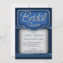 Search for royal blue bridal shower invitations Unique