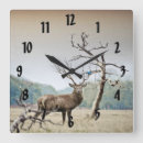 Search for deer clocks Rustic